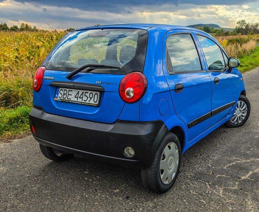Chevrolet Spark 0.8 52km 2007r 115 tyś km krajówka zero rdzy zadbane auto