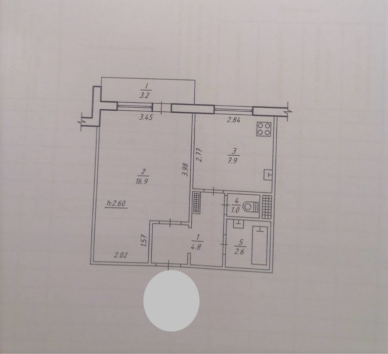 Продам 1к.квартиру.Івана Сірка.