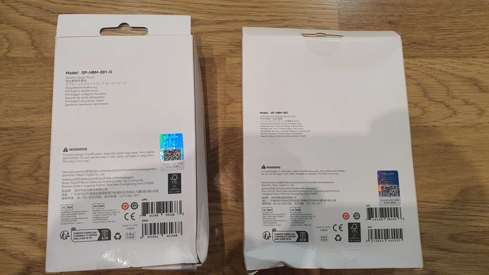 Крепление зажим Telesin для insta360 x4 x3, gopro, dji action