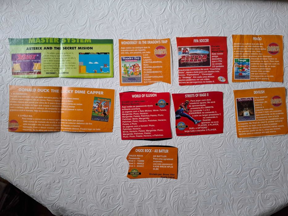 Recortes de Truques e Dicas Sega