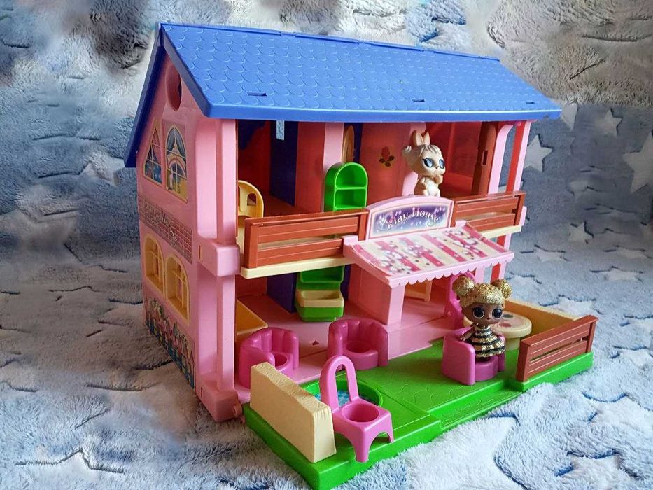 Будинок-конструктор сборный домик Play house Двоповерховий