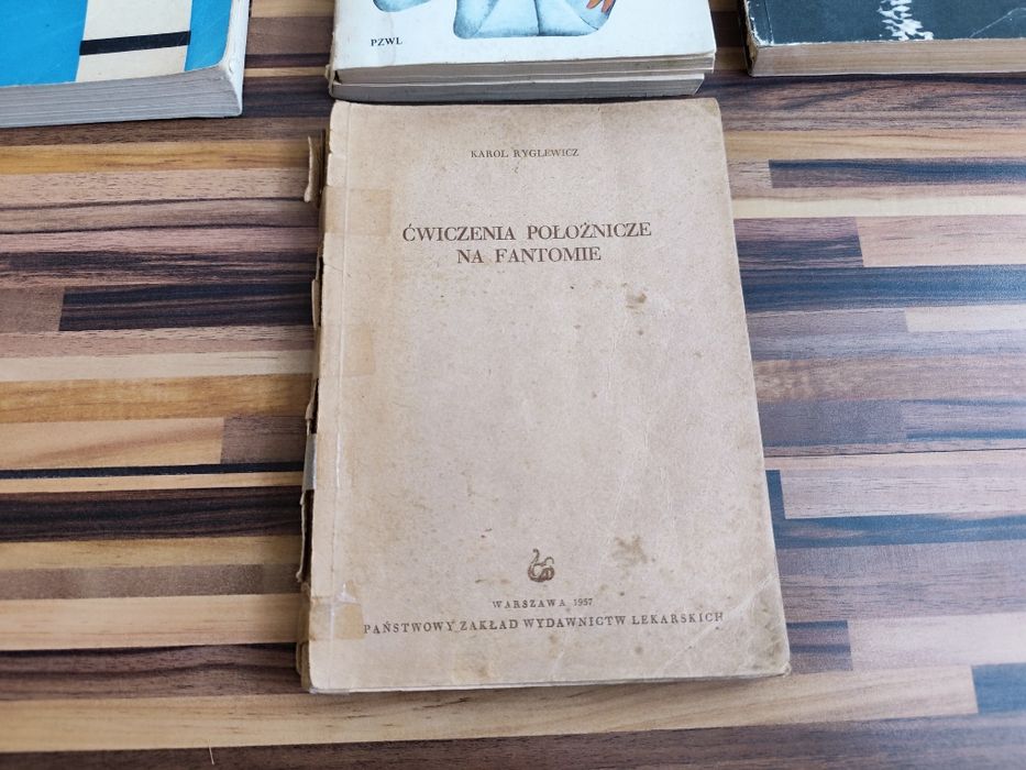 Położnictwo ciąża poród połóg książki stare medyczne