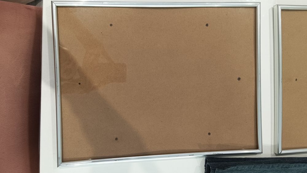 4 molduras 41x31cm alumínio