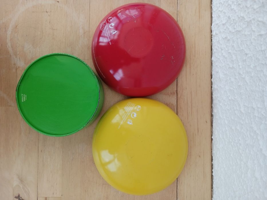 3 caixas lata m&m