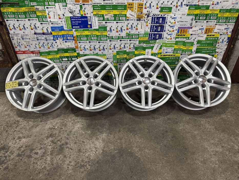 Литі диски r16 5/112 ronal 6,5j et22 шкода ауді мерс фольс skoda vw