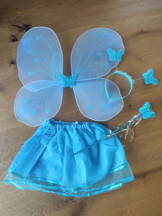 Nowy strój kostium Motylka Wróżki dla dziewczynki.