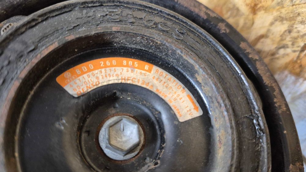 Compressor Ar Condicionado ORIGINAL AUDI/ DENSO REF: 8D0,260,808