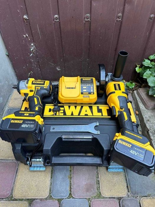 Акумуляторний набор болгарка гайковерт акумуляторний DeWalt