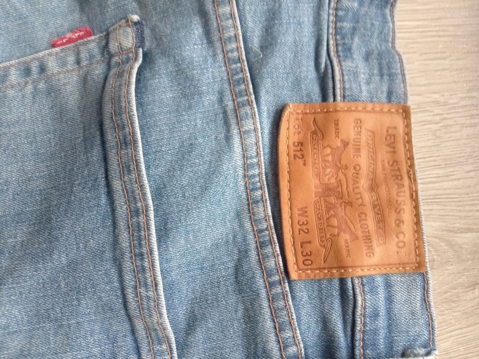 Jeansy Levi's 512 W32 L30 dżinsy