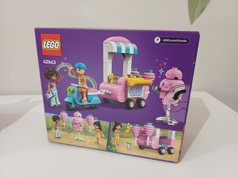 LEGO Friends stojak i hulajnoga z waty cukrowej 42643 Nowe