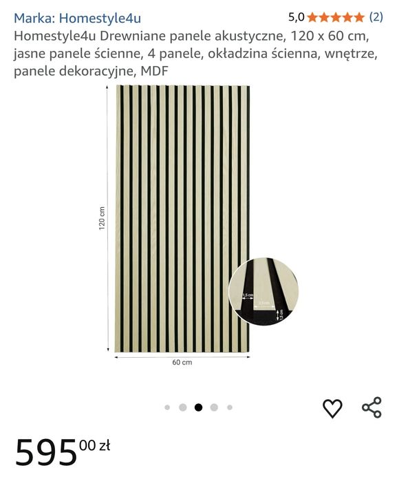 Drewniane panele akustyczne