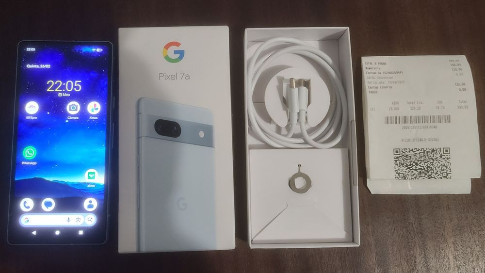 Telemóvel Google Pixel 7a (como novo-ainda na garantia)