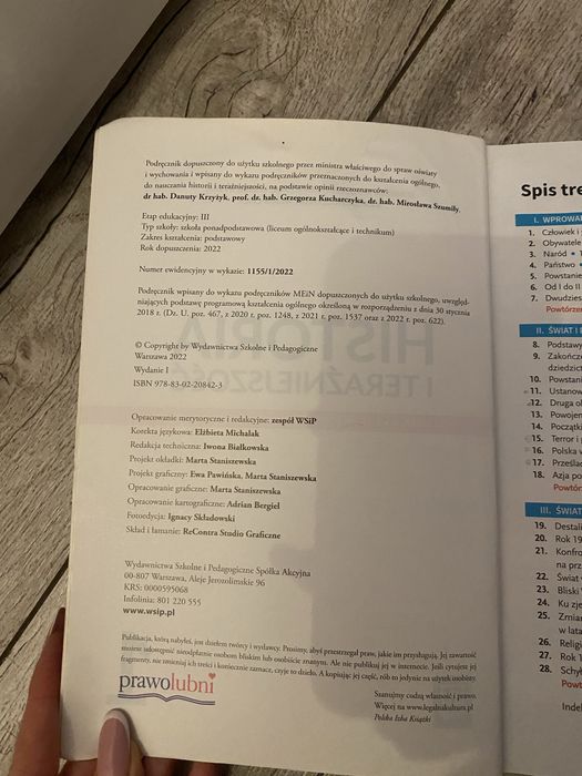 Podrecznik historia i teraźniejszość