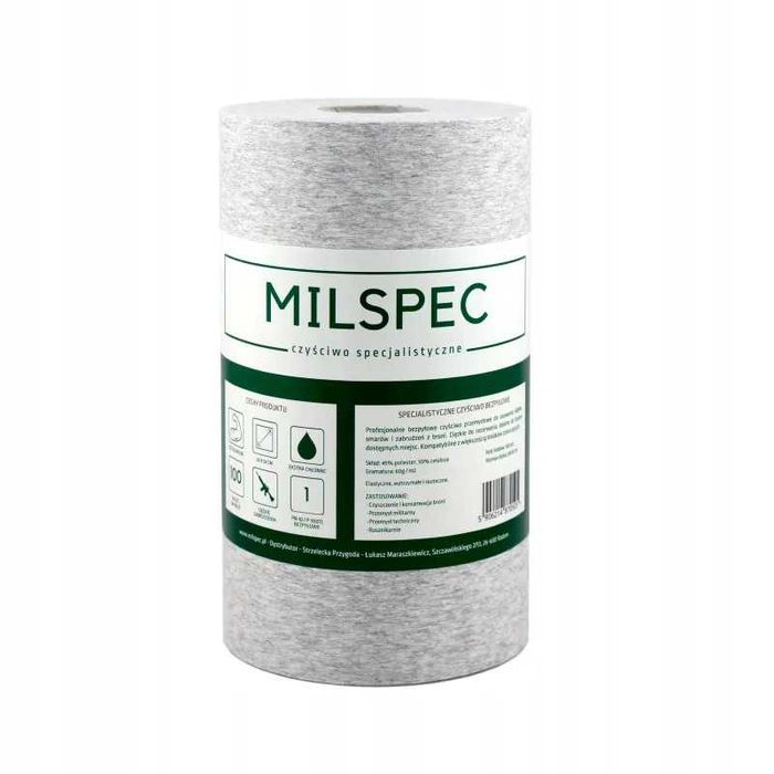 Specjalistyczne czyściwo bezpyłowe MILSPEC 100