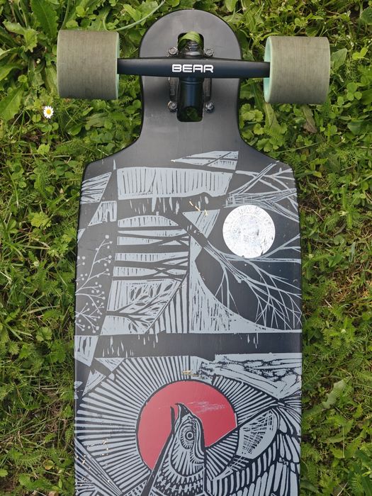 Landyachtz Drop Cat 38 Black Seeker - longboard