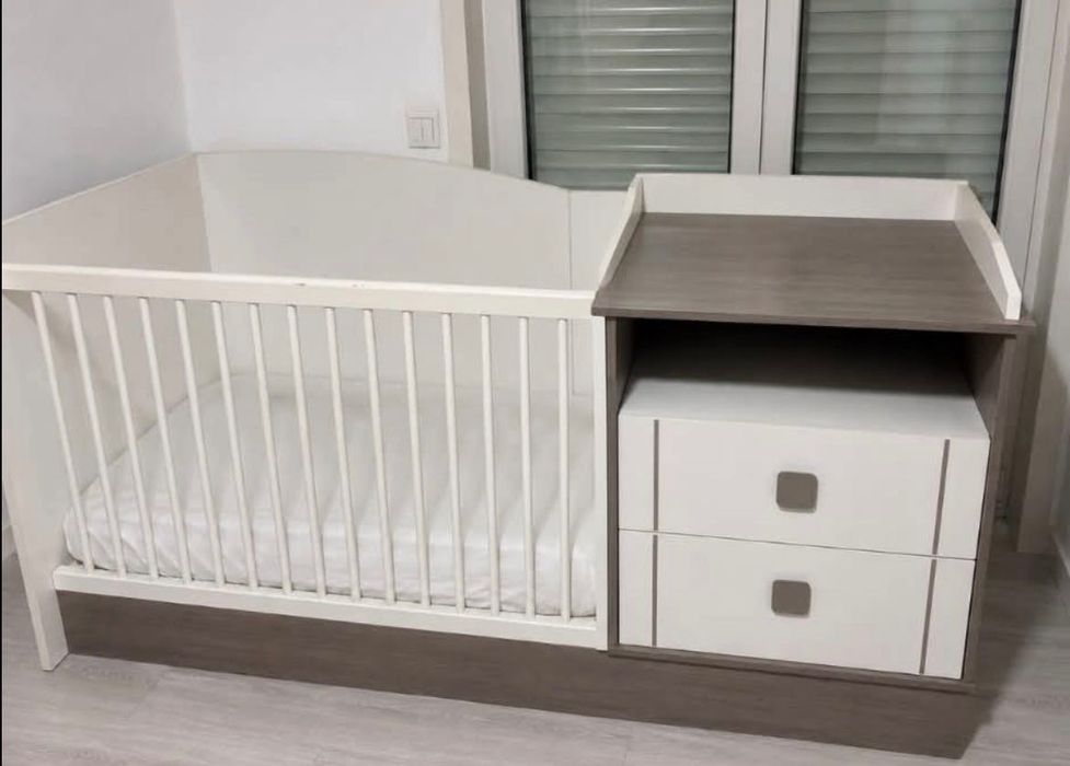Berço+comoda+cama solteiro