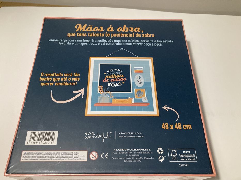 Puzzle Mr Wonderful 500 Peças - Hoje Podem Acontecer Milhões de Coisas