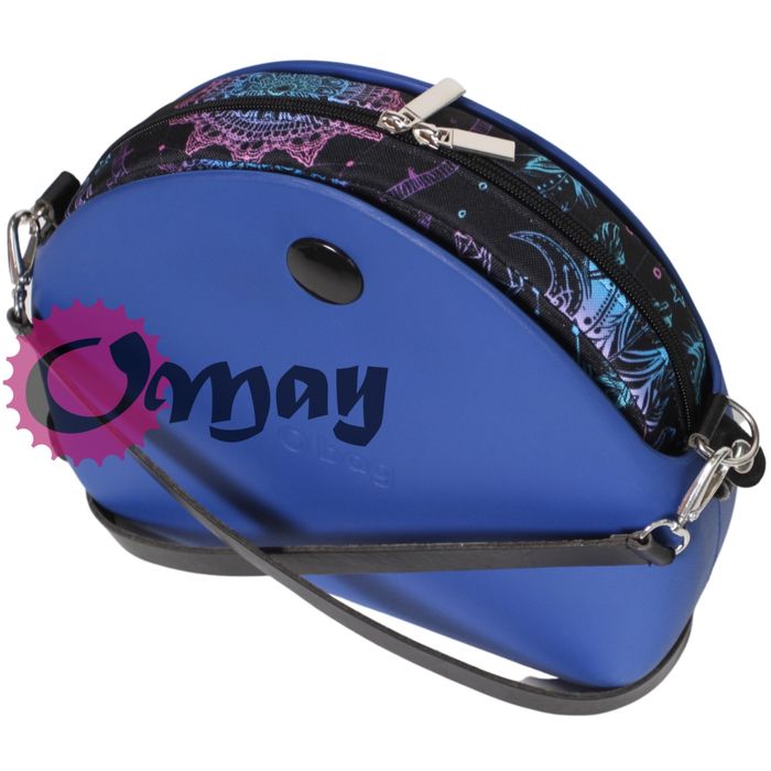 Czarny organizer do OBAG MOON LIGHT łapacze kolorowe 2 kieszenie OMAY