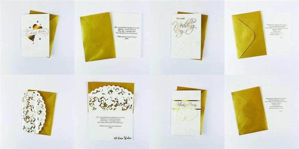 Karnet Ślub 1 MIX (12szt) Polkart oprawa: folia