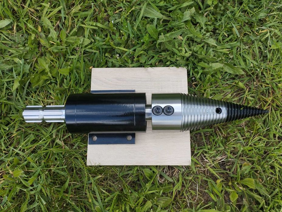 Łuparka do drewna WOM / łuparka do ciągnika / świder do łupania 80mm