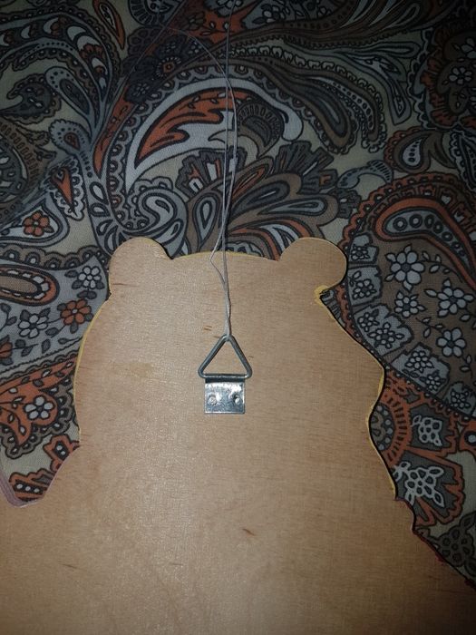 Plecak+drewniany obrazek Kubuś Puchatek