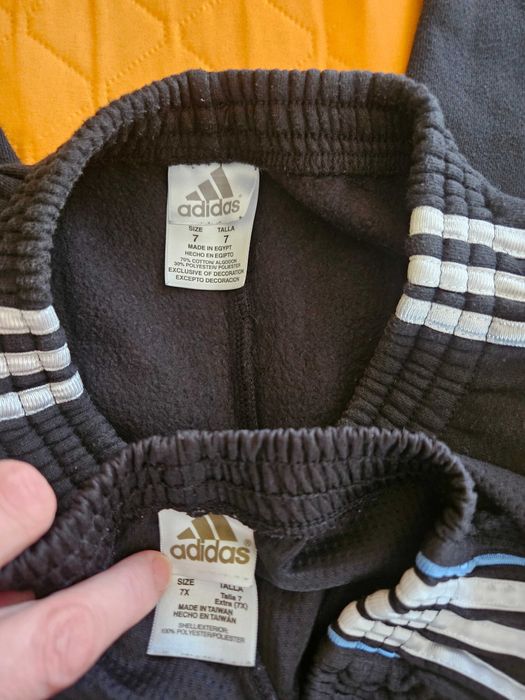 Spodnie dresowe, T-shirt i spodenki ADIDAS, rozm.7 lat, 128 cm z USA