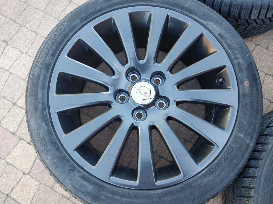 3491. Alufelgi 18" Opel Insignia A oryginalne czarne 8J ET42 5x120