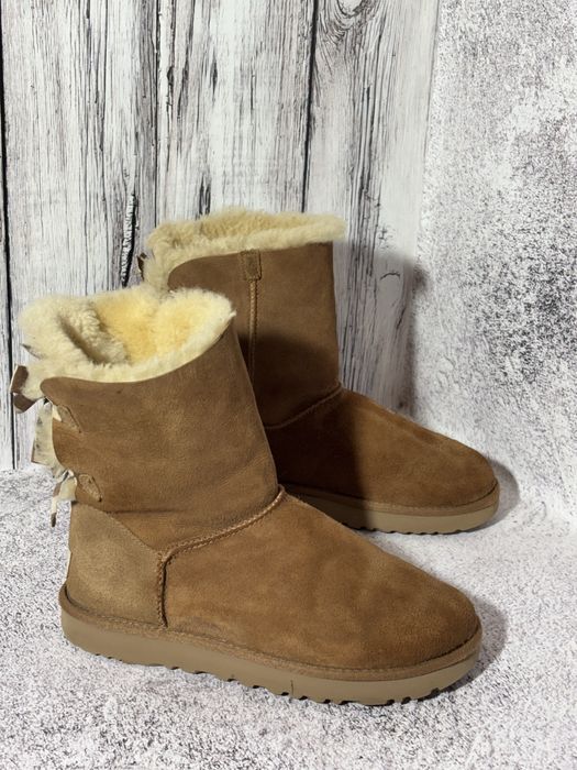 Женские Ботинки UGG Australia Bailey Bow Chestnut Оригинал
