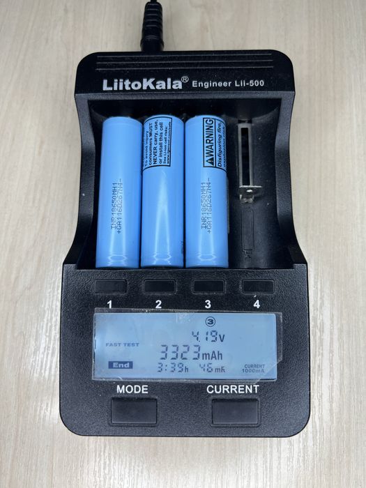 Акумулятори LG MH1 3400mah 18650 Li-ion 10А середньотокові 2023 рік