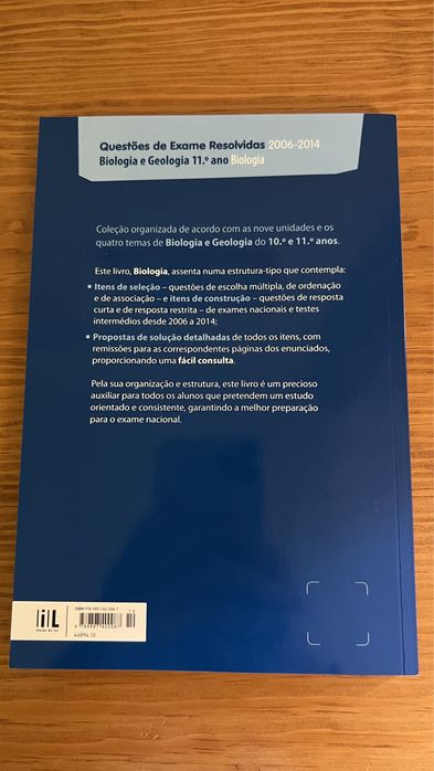 Livro de Biologia e Geologia - Questões de exames