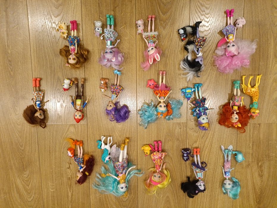 16 Bonecas Enchantimals com 15 animais (mascotes) (Tudo: 45€)