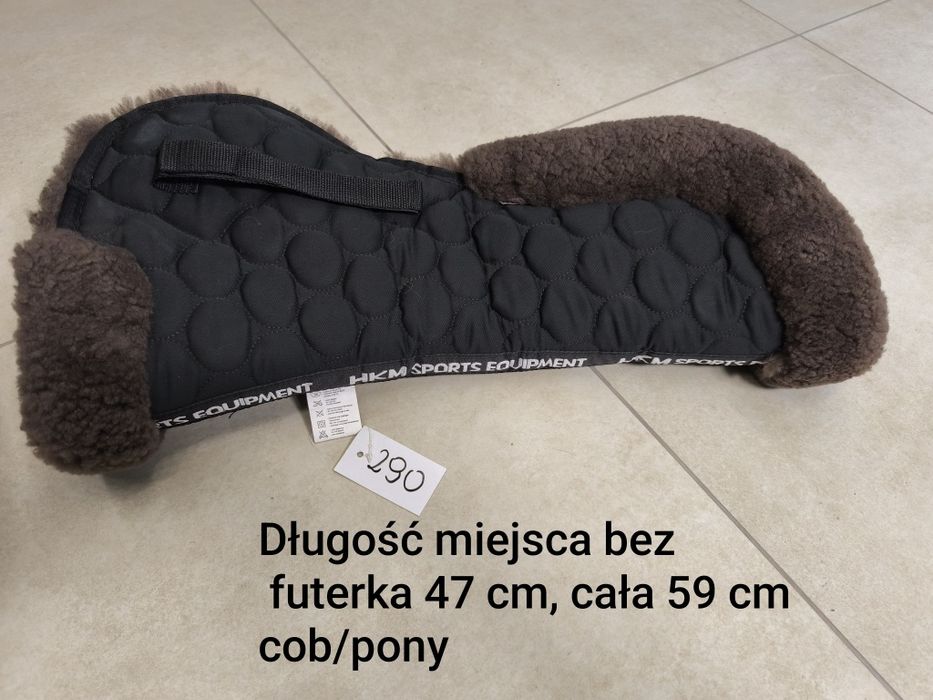 Podkładka pod siodło futro medyczne, owcze, HKM Mattes