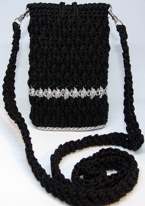 Torebka - etui do smartfonów – ręcznie robiona – nr kat. (EDS8)