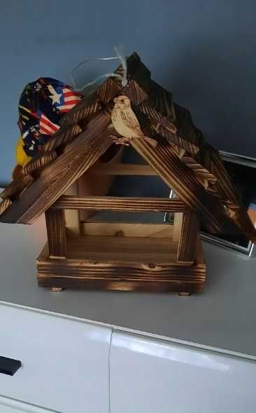 Karmnik dla ptaków budka dekoracja ogród taras dom