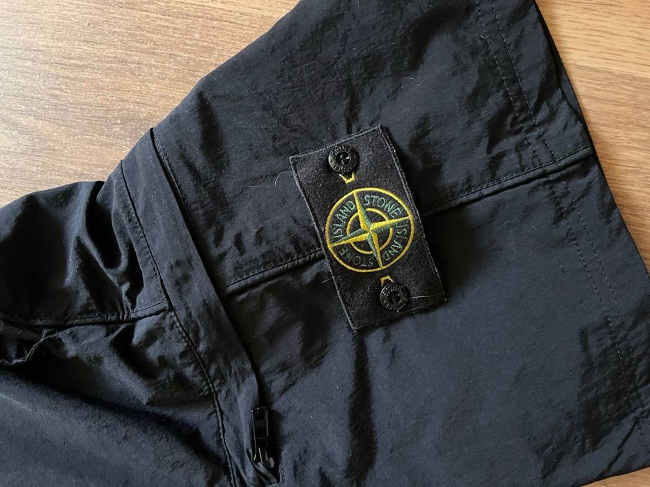Spodenki Stone Island – nylon/czarne/stan bardzo dobry