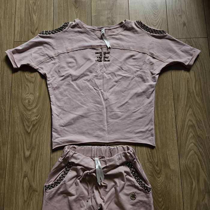 Nowy dres lady elite 38-40-42 bawełna puder