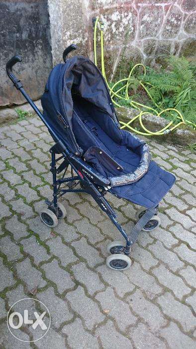 Blue Baby Stroller - Lightly Used with Accessories449117092368230402