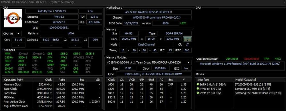 PC Gaming Ryzen 7 5800X3D | GTX 1070 Ti | 64GB RAM | 3TB NVMe | Win 1164586095098755124