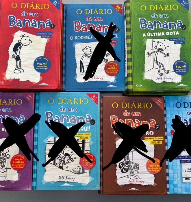 Vendo livros juvenis Totó, Gémeas, Banana, Geronimo