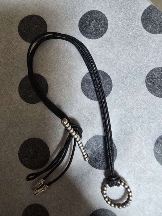 Pulseira original Pandora prata e  fio preto