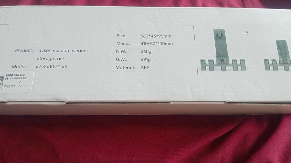 Suporte Organizador de Acessórios p/ Dyson V7 V8 V10 V11 K9 Novo