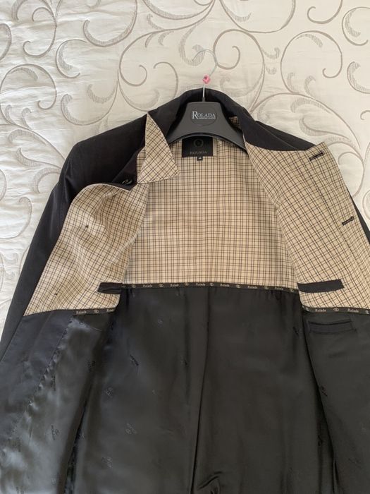 Плащ утепленный размер 46 черный