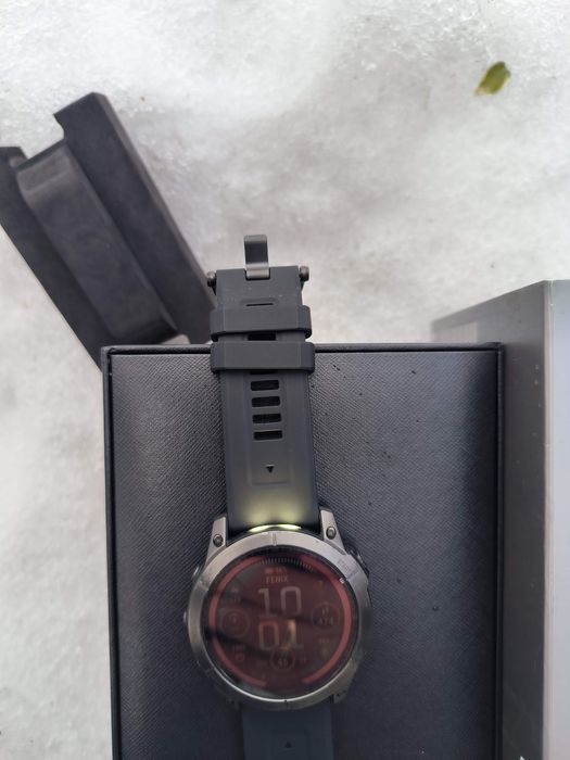 Топовий Garmin Fenix 7 X Solar Sapphire Titanium 51mm