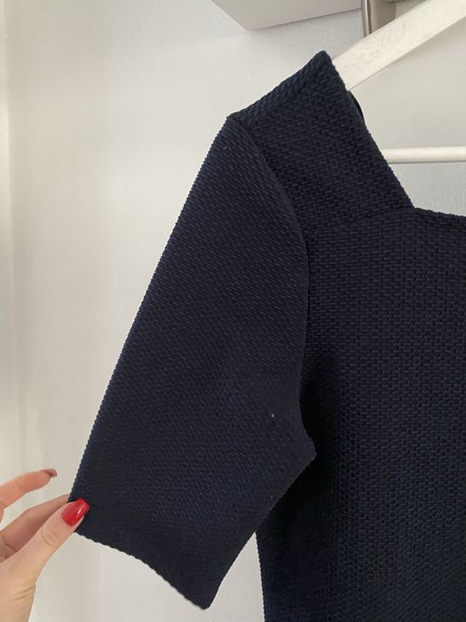 Granatowa sukienka s 36