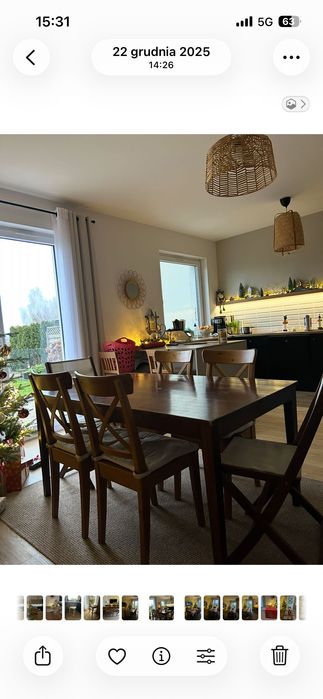 Stół z litego drewna