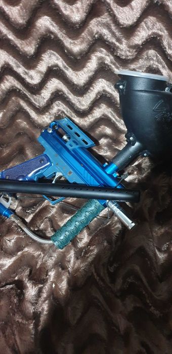 Arma paintbal usada
