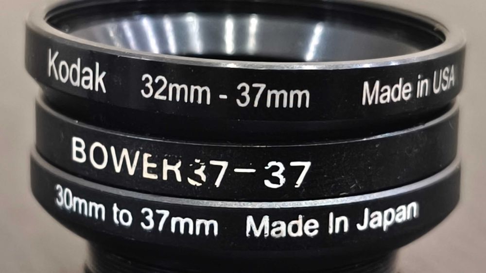 Conjunto de adptadores para lentes + Lentes