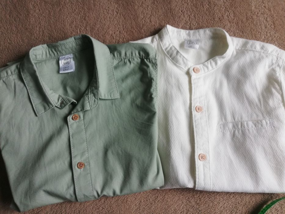 Koszule z krótkim rękawem rozm. 134