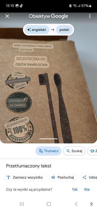 Szczoteczki do zębów naturalne bambusowe 10 sztuk
