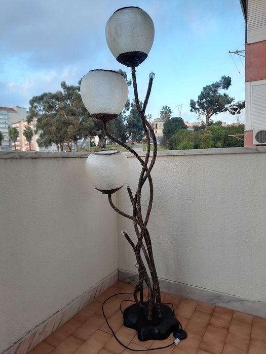 Candeeiro de sala abat jour